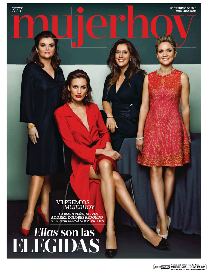 MUJER HOY portada 31 de Enero 2016