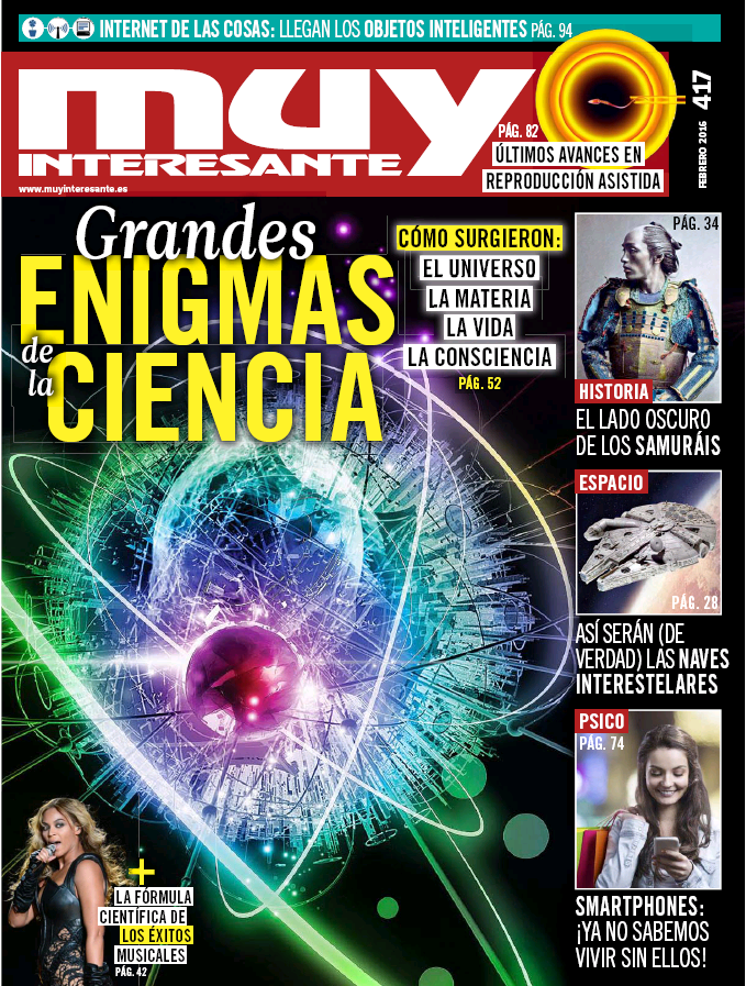 MUY INTERESANTE portada febrero 2016