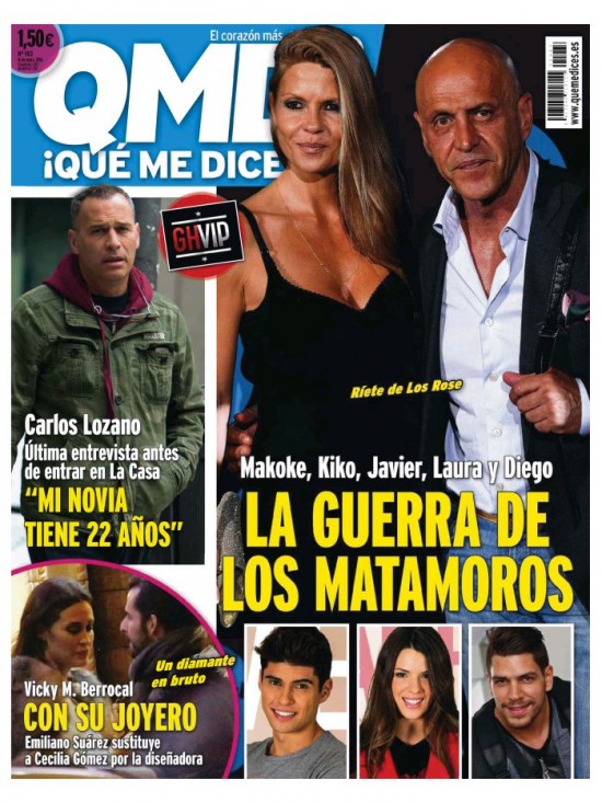 QUE ME DICES portada 13 de Enero 2016