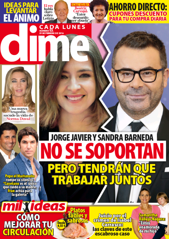DIME portada 22 de Febrero 2016