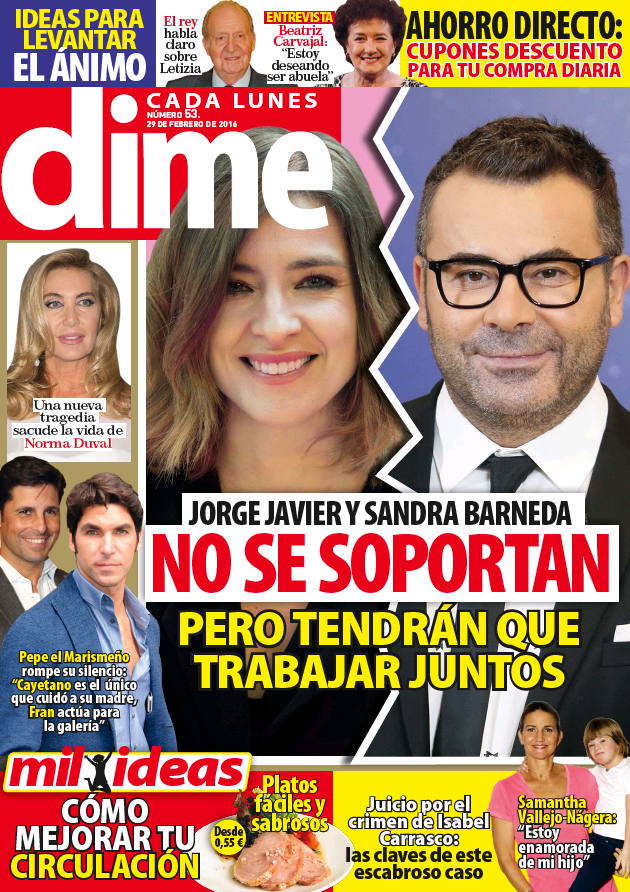 DIME portada 22 de Febrero 2016