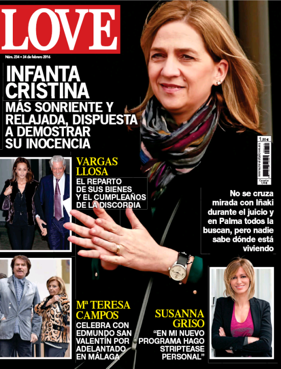 LOVE portada 1 de Febrero 2016