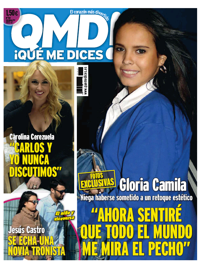 QUE ME DICES portada 8 de Febrero 2016