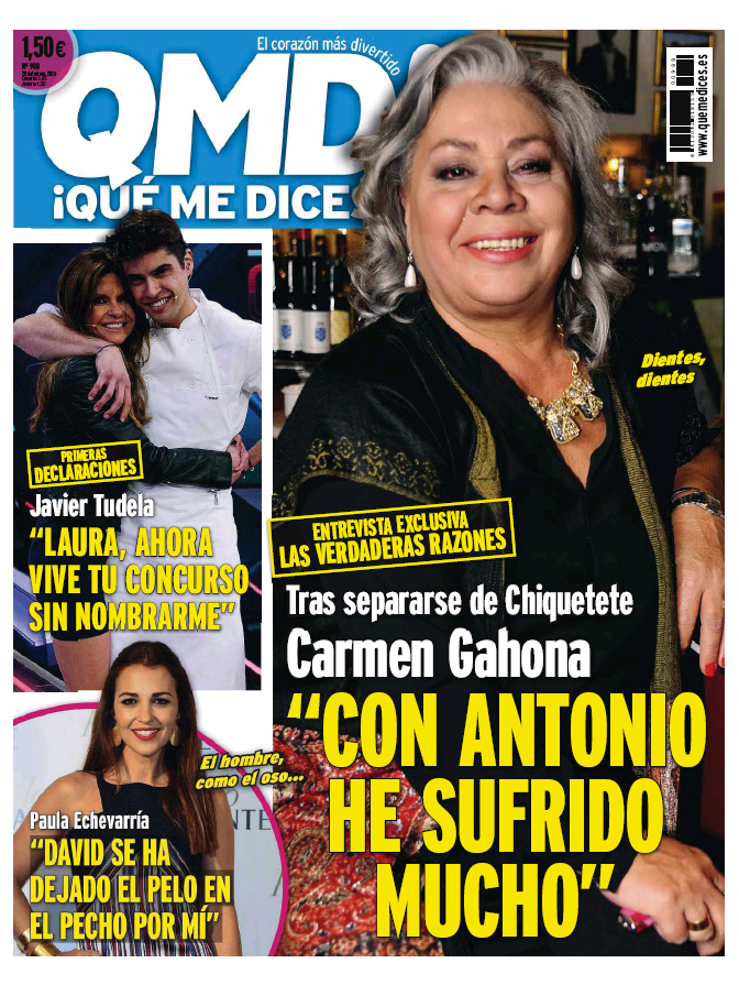 QUE ME DICES portada 15 de febrero 2016