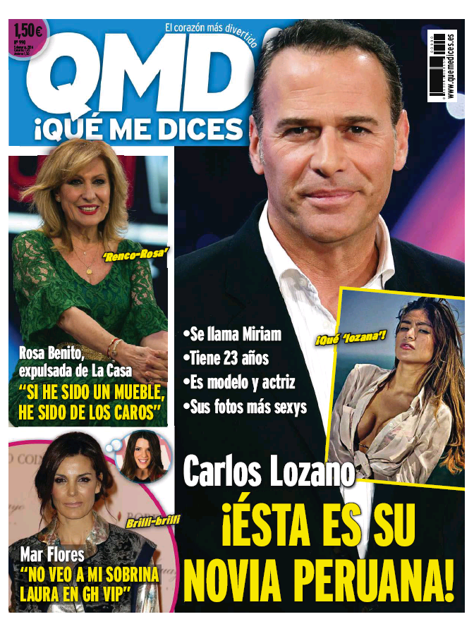 QUE ME DICES portada 29 de Febrero 2016