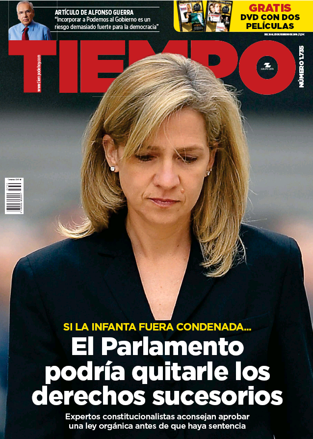 TIEMPO portada 21 de Febrero 2016