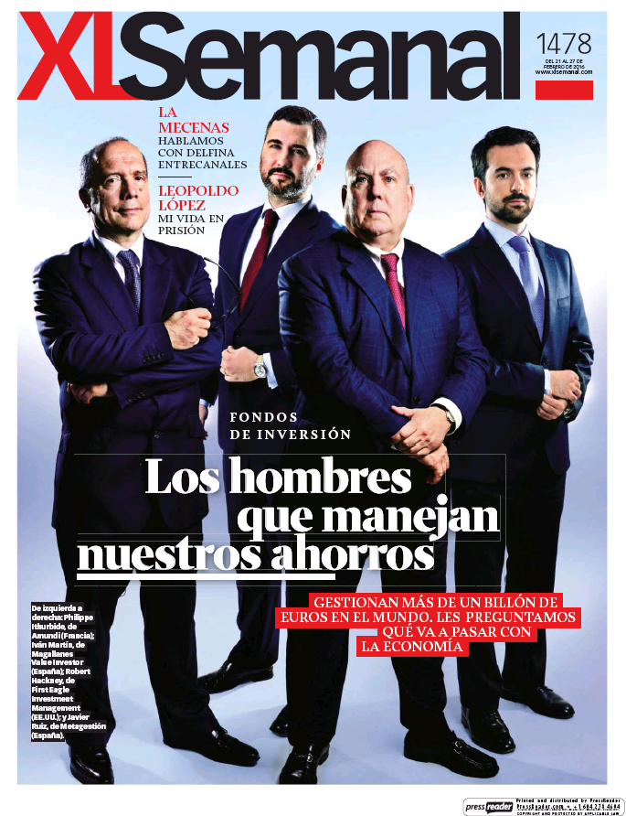 XL SEMANAL portada 21 de Febrero 2016