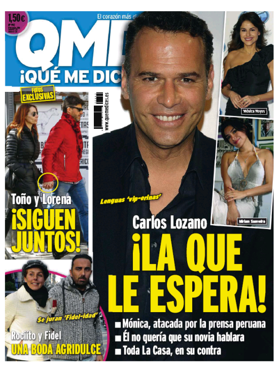 QUE ME DICES portada 14 de Marzo 2016