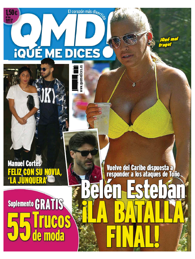 QUE ME DICES portada 31 de Marzo 2016