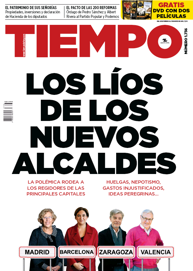 TIEMPO portada 28 de Febrero 2016
