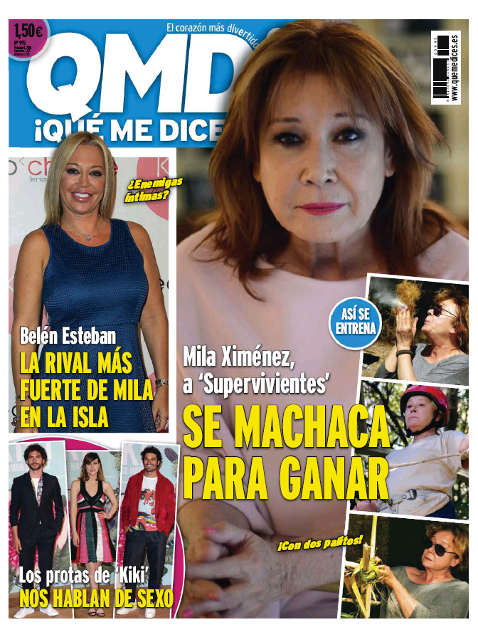 QUE ME DICES portada 4 de Abril 2016