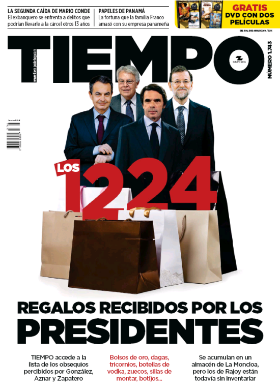 TIEMPO portada 19 de Abril 2016