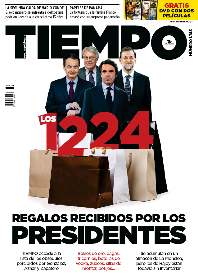 TIEMPO portada 19 de Abril 2016