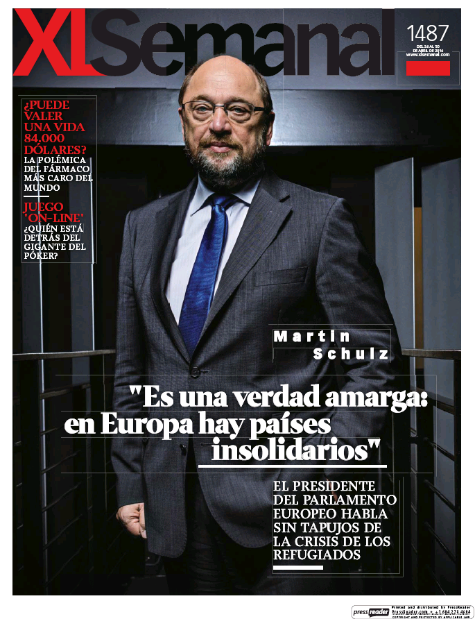 XL SEMANAL portada 24 de Abril 2016