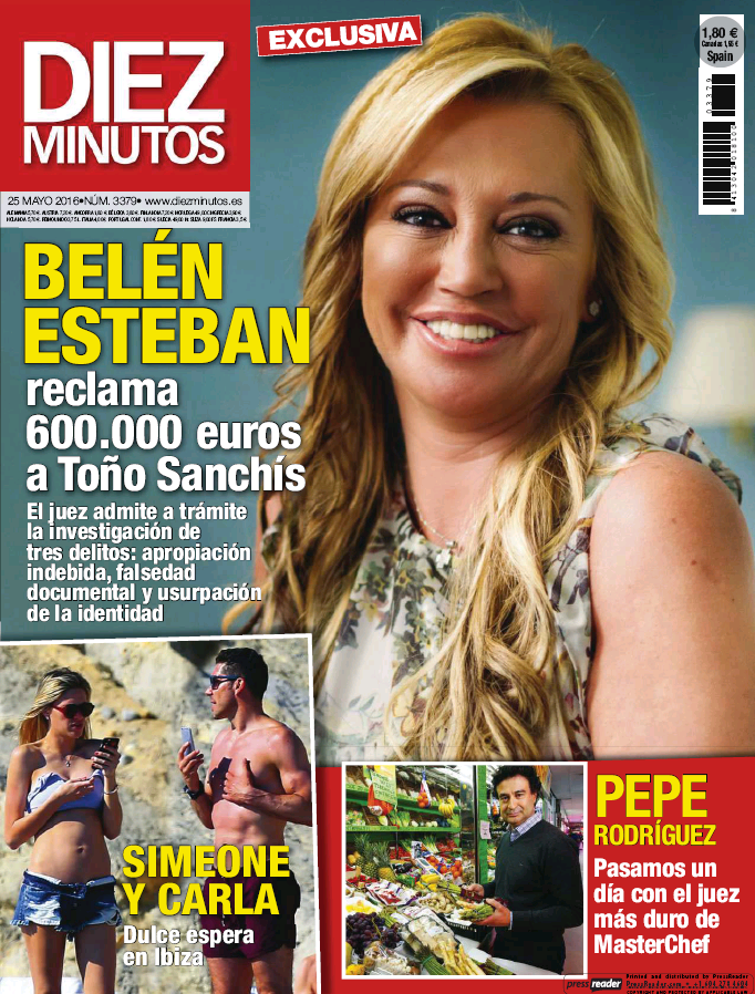 DIEZ MINUTOS portada 18 de Mayo 2016