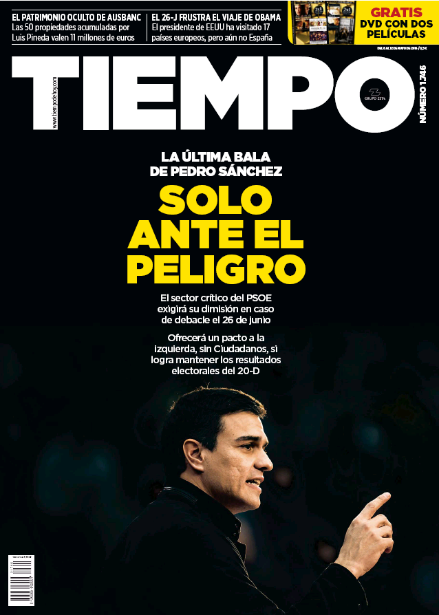 TIEMPO portada 8 de Mayo 2016