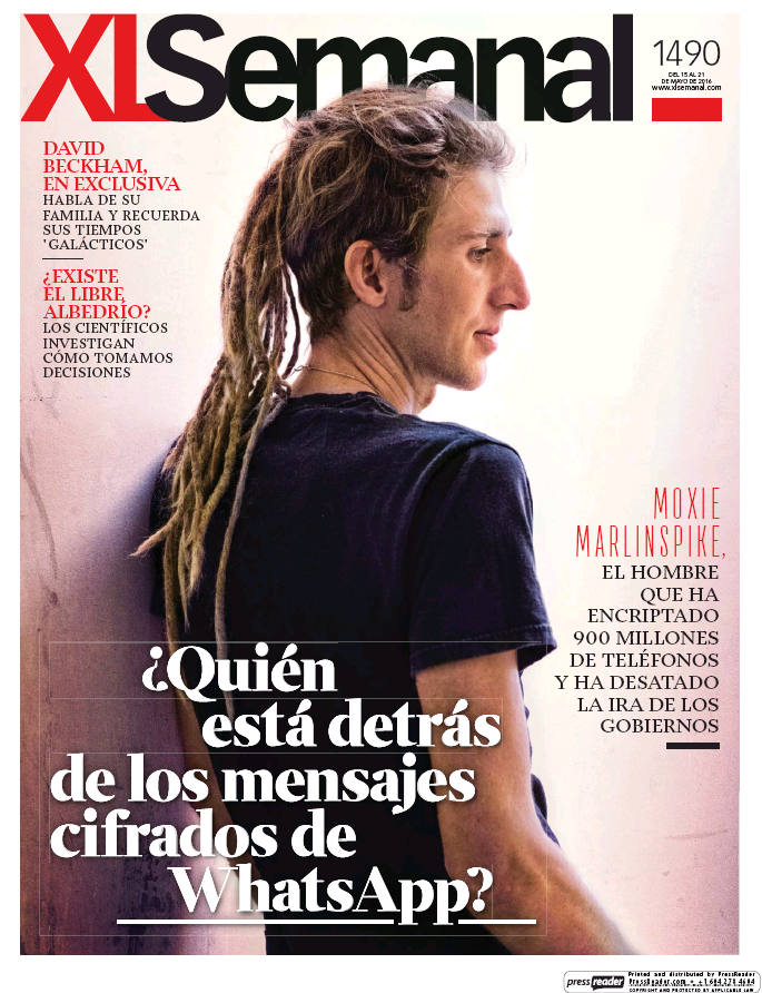 XL SEMANAL portada 15 de Mayo 2016
