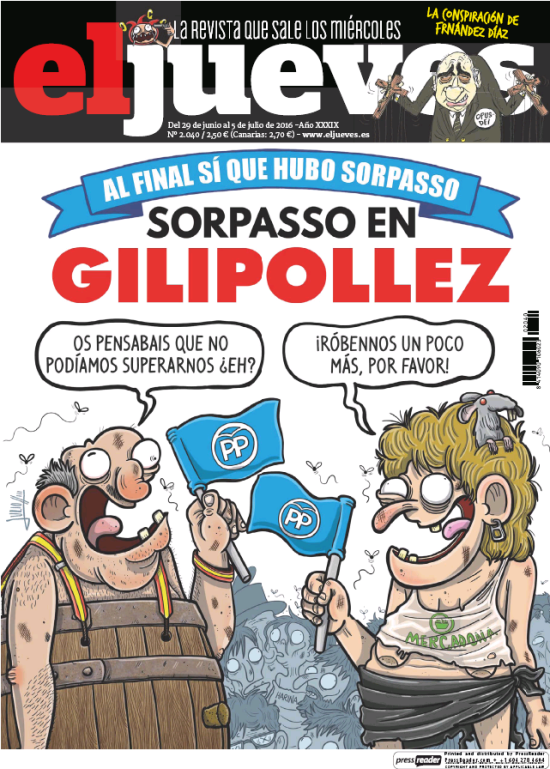 JUEVES portada 29 de Junio 2016