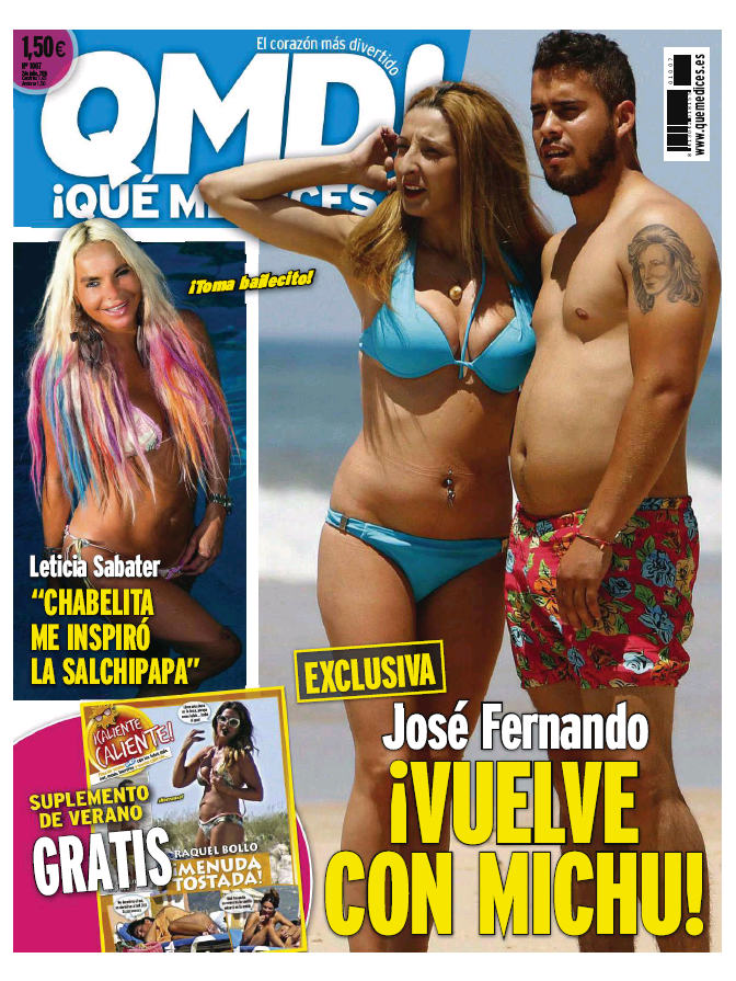 QUE ME DICES portada 27 de Marzo 2016