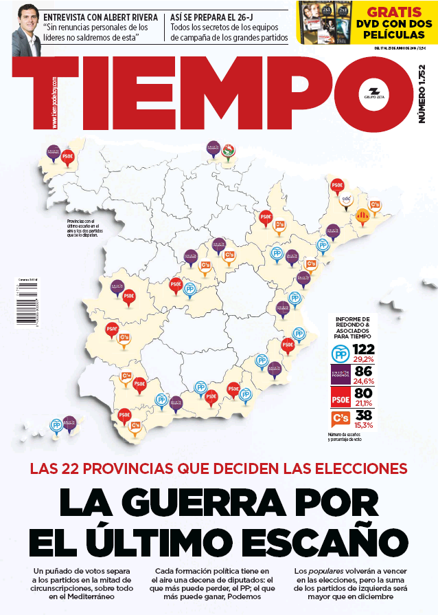 TIEMPO portada 19 de Junio 2016