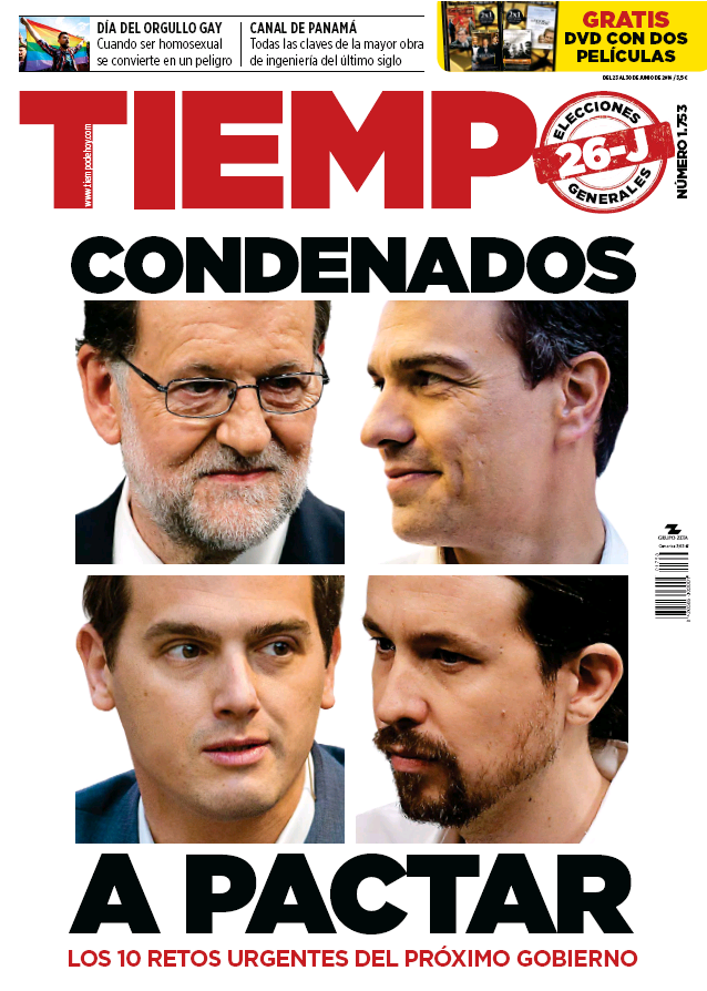 TIEMPO portada 26 de Julio 2016