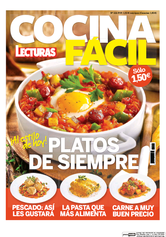 COCINA FACIL portada agosto 2016