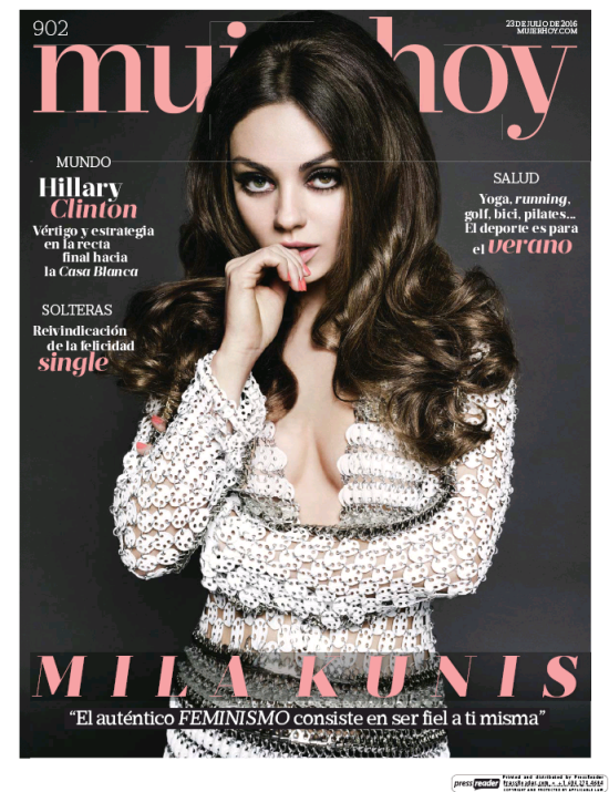 MUJER HOY portada 24 de Julio 2016