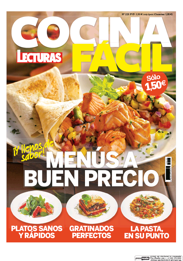 COCINA FACIL portada Septiembre 2016