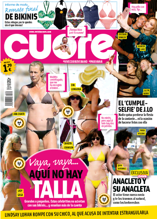 CUORE portada 3 de Agosto 2016