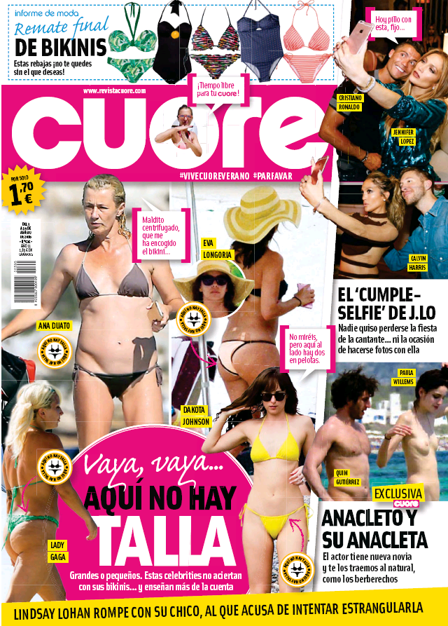 CUORE portada 3 de Agosto 2016