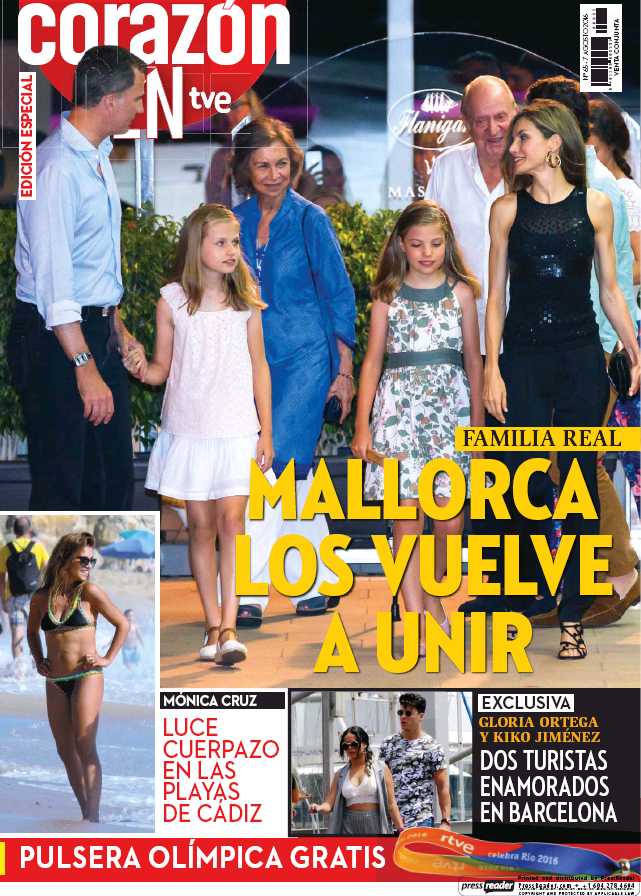 HOY CORAZON portada 7 de Agosto 2016