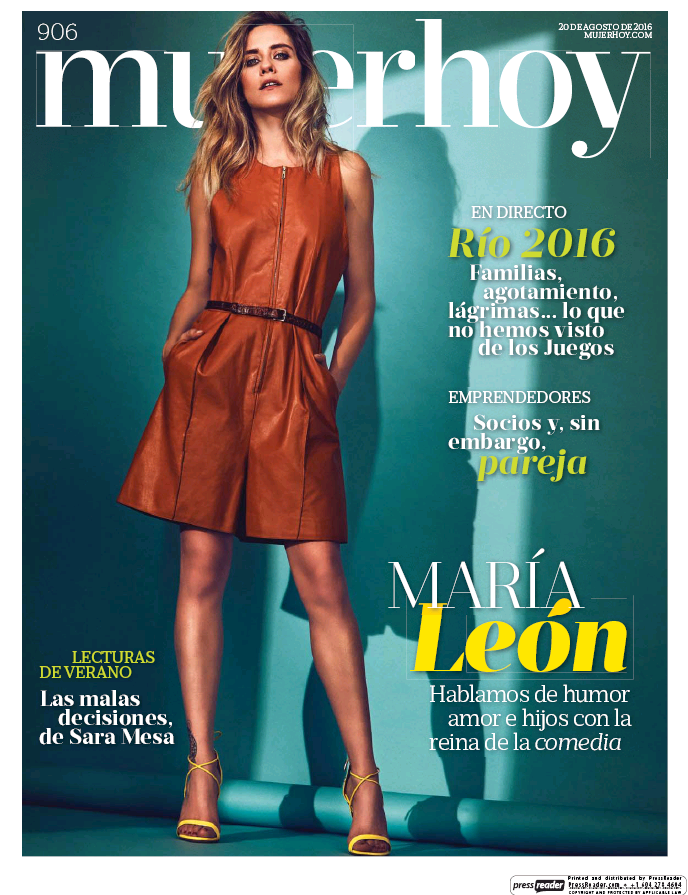 MUJER HOY portada 21 de Agosto 2016