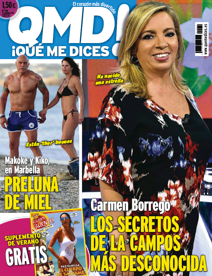 QUE ME DICES portada 29 de Agosto 2016