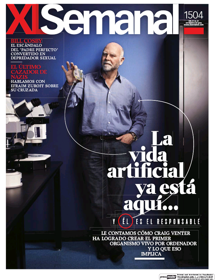 XL SEMANAL portada 21 de Agosto 2016