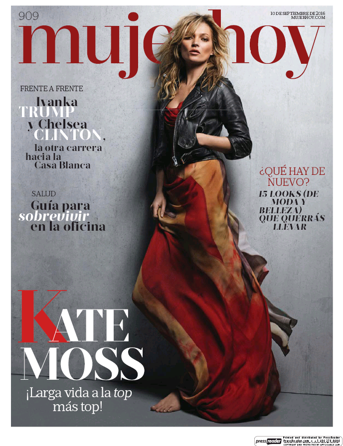 MUJER HOY portada 11 de Septiembre 2016