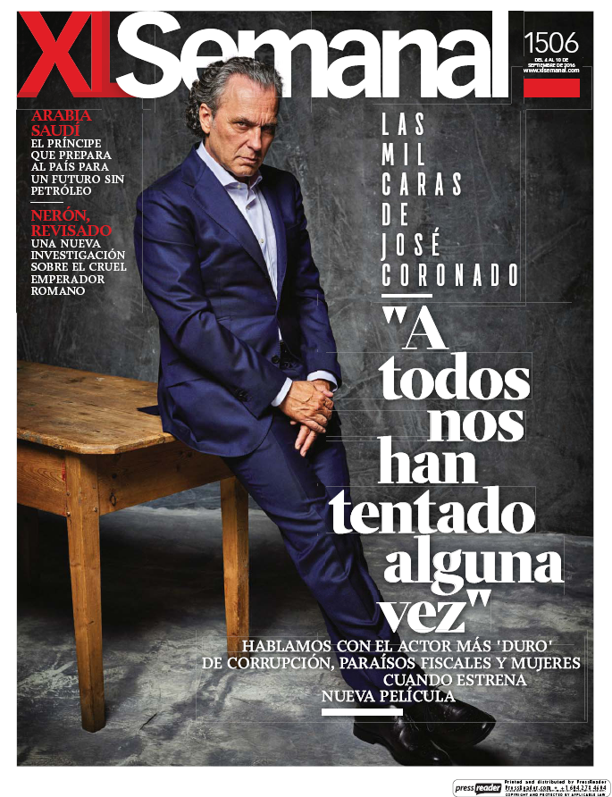 XL SEMANAL portada 4 de Septiembre 2016