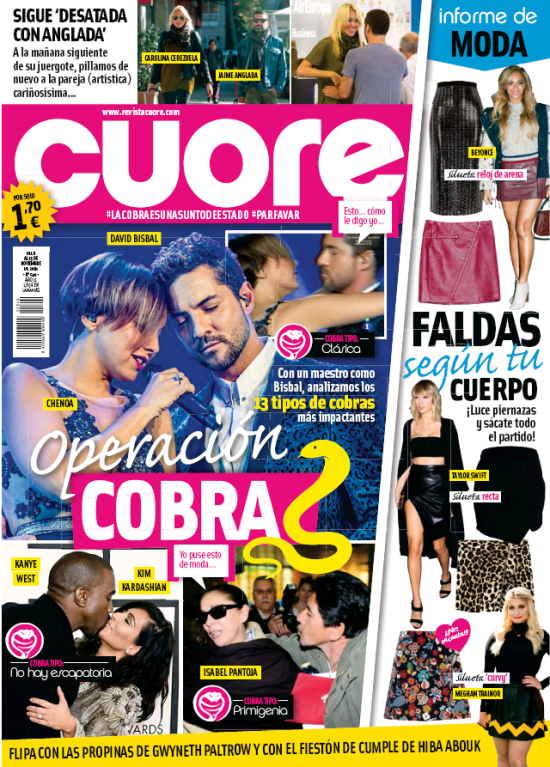 CUORE portada 9 de Noviembre 2016
