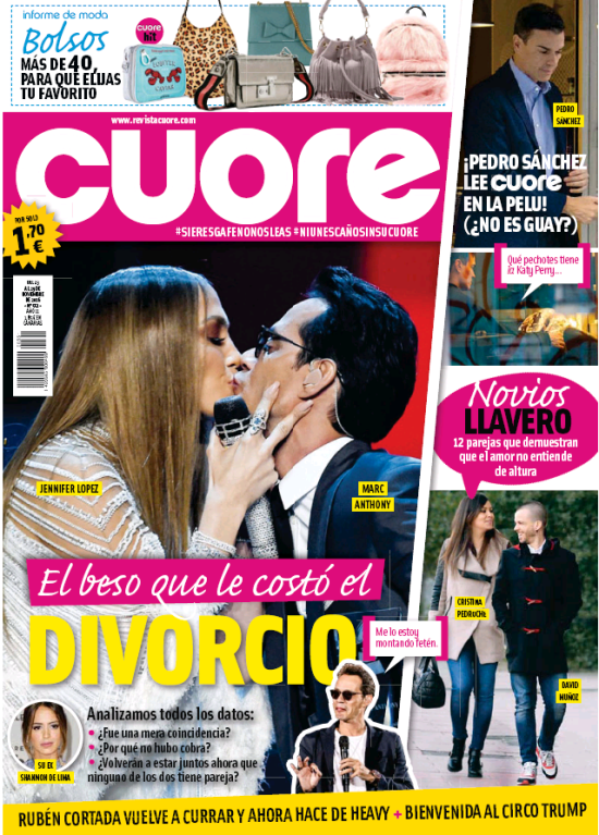 CUORE portada 23 de Noviembre 2016