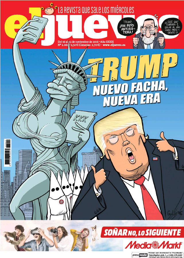 JUEVES portada 16 de Noviembre 2016