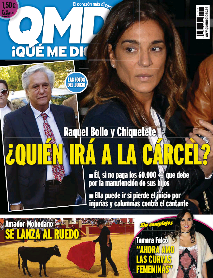 QUE ME DICES portada 21 de Noviembre 2016