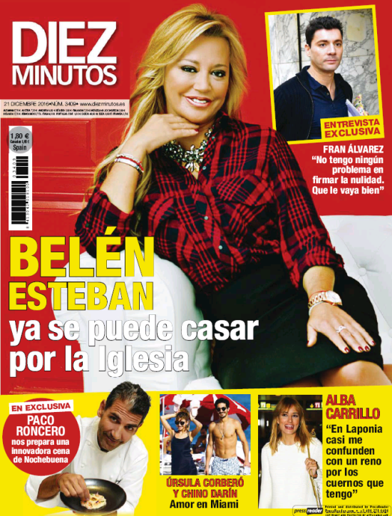 DIEZ MINUTOS portada 14 de Diciembre 2016