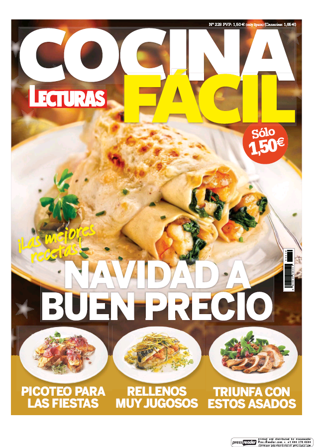 COCINA FACIL portada Diciembre 2016