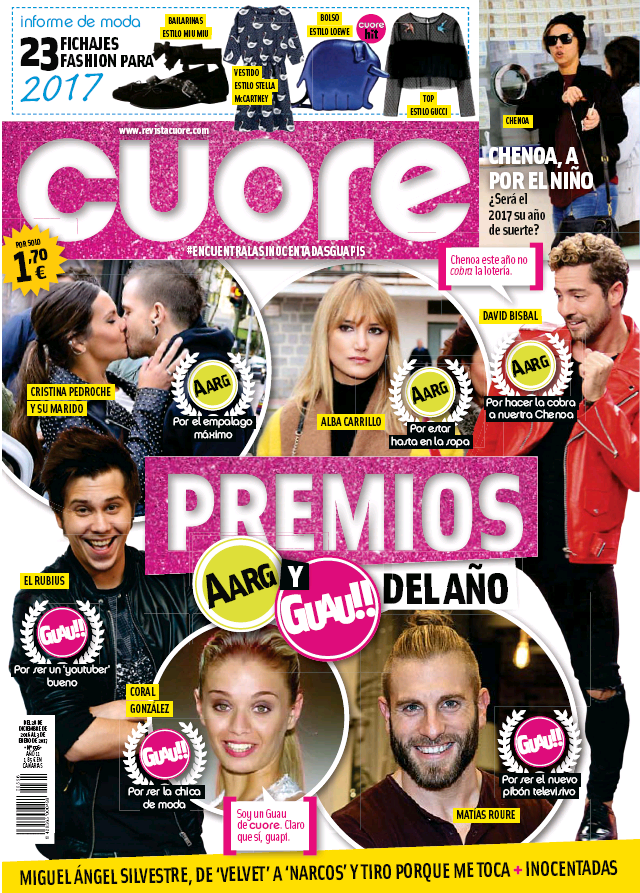 CUORE portada 30 de Diciembre 2016