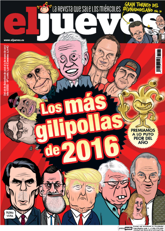 JUEVES portada 31 de Diciembre 2016