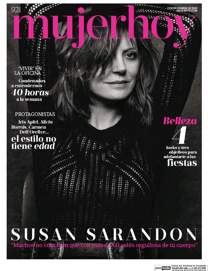 MUJER HOY portada 4 Diciembre 2016