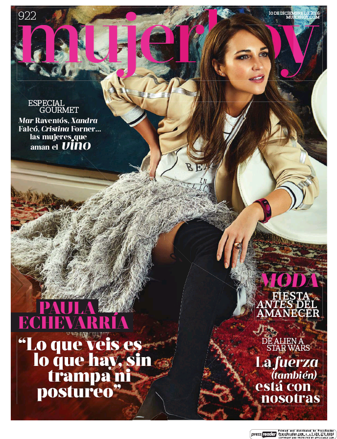 MUJER HOY portada 11 de Diciembre 2016