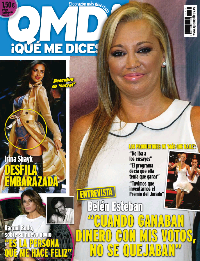QUE ME DICES portada 5 Diciembre 2016