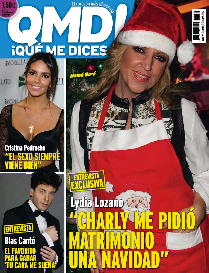 QUE ME DICES portada 19 de Diciembre 2016