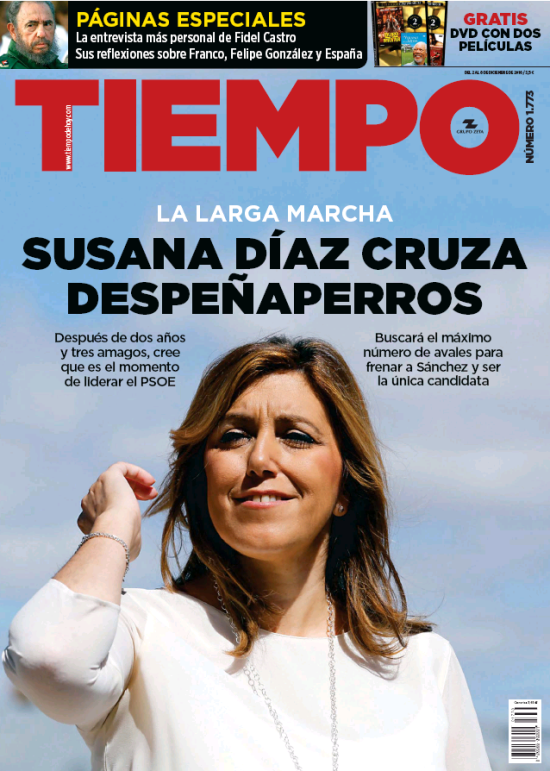 TIEMPO portada 4 Diciembre 2016