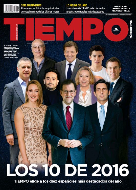 TIEMPO portada 26 de Diciembre 2016